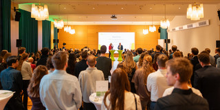 Rector Prof. Bayer welcomes the participants