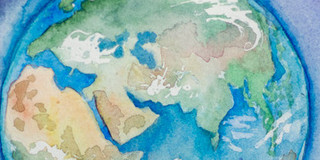 Watercolor Globe