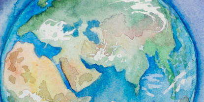 Globus Watercolor Globe