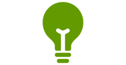 green lightbulb icon